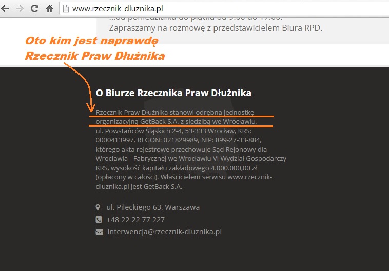 Rzecznik Praw Dłużnika