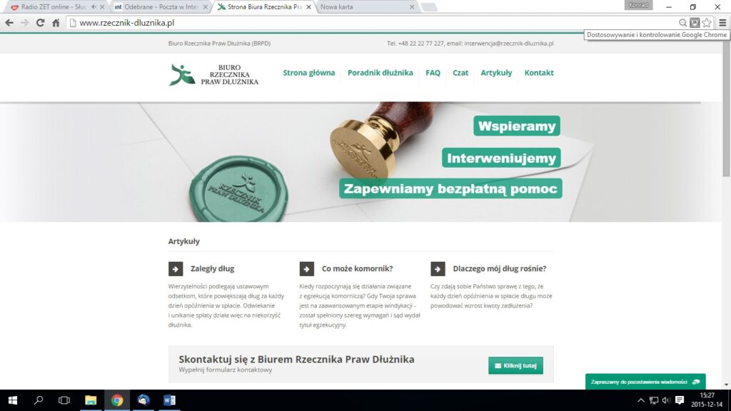 Rzecznik Praw Dłużnika to oszustwo firmy windykacyjnej