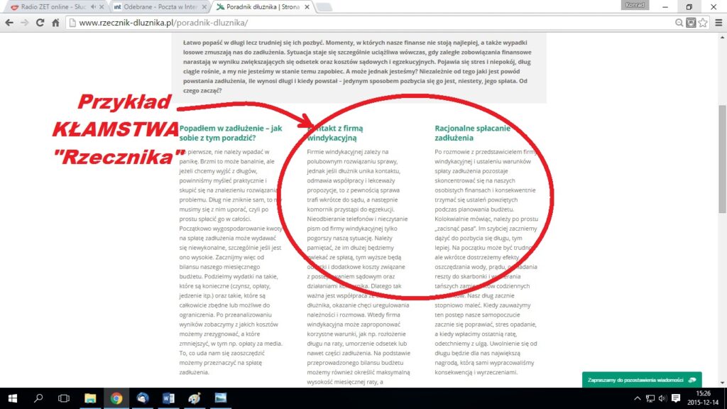 Rzecznik Praw Dłużnika