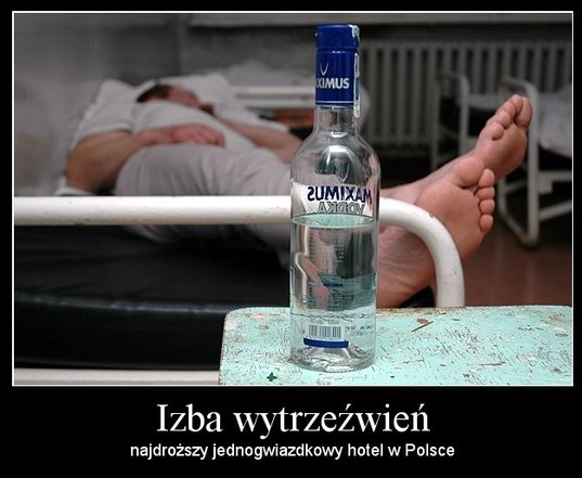 Rachunek za… wytrzeźwiałkę