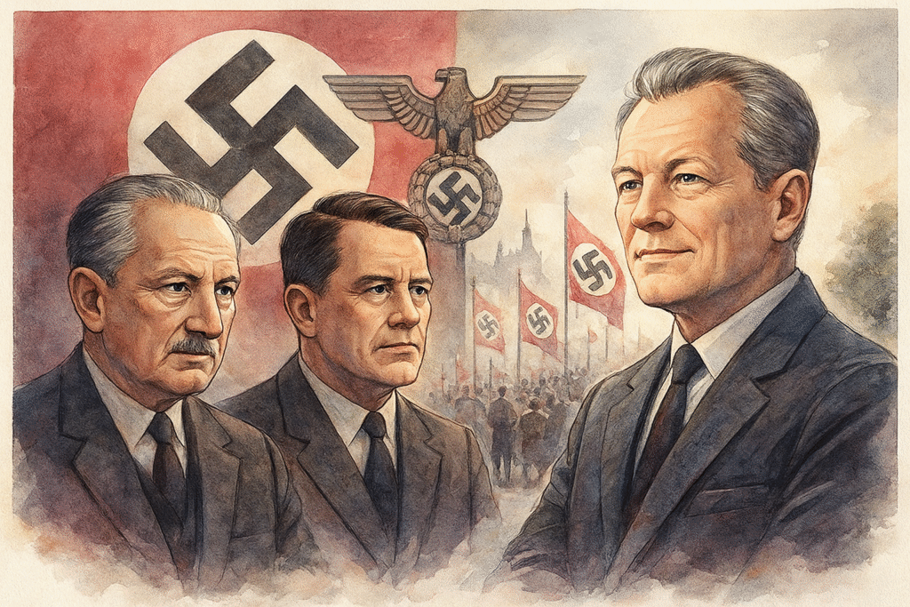 Analiza, jak prawnicy i intelektualiści legitymizowali zbrodniczy reżim: od Carla Schmitta i Rudolfa Brandta po Heideggera - mechanizmy prawnej i filozoficznej akceptacji nazizmu, społeczna adaptacja zła oraz obraz zwykłych Niemców, których codzienne korzyści i kult Führera tłumiły krytykę wobec przemocy i eksterminacji.