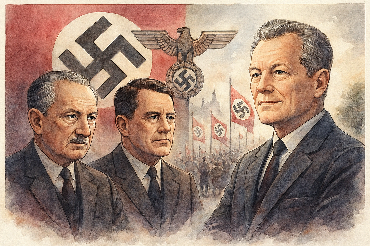 Analiza, jak prawnicy i intelektualiści legitymizowali zbrodniczy reżim: od Carla Schmitta i Rudolfa Brandta po Heideggera - mechanizmy prawnej i filozoficznej akceptacji nazizmu, społeczna adaptacja zła oraz obraz zwykłych Niemców, których codzienne korzyści i kult Führera tłumiły krytykę wobec przemocy i eksterminacji.