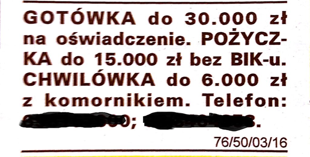Coraz częściej jednak pożyczamy w parabanku