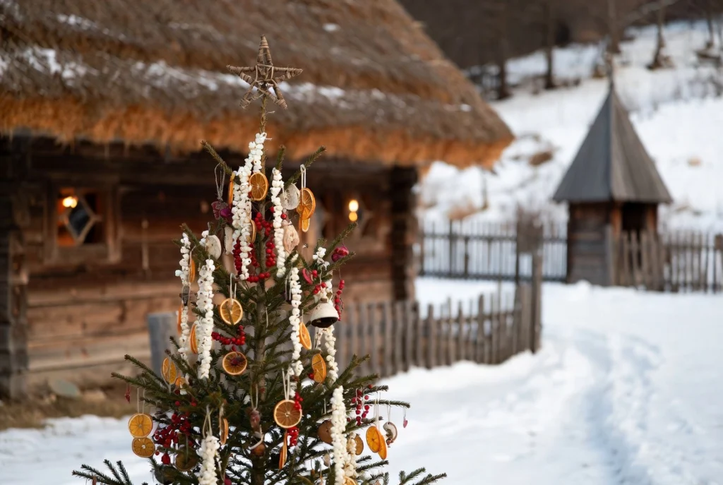 Choinka to nie niemiecki wynalazek, lecz&nbsp;prapolski symbol szczodrych Godów — hojne drzewko oznaczające powrót światła po&nbsp;przesileniu zimowym. Dawniej stała na&nbsp;podwórzu jako znak obfitości, pod&nbsp;nią składano dary dla&nbsp;ludzi i&nbsp;duchów, a&nbsp;jej nazwa wywodzi się od słowa „hojny”, powiązanego z&nbsp;opieką i&nbsp;poczuciem bezpieczeństwa. Współczesna Wigilia zachowała te elementy po&nbsp;chrystianizacji obrzędów, choć&nbsp;etymologia i&nbsp;związane z&nbsp;nią słowa (kojec, chojak, hajduk) ukazują głębsze, rodzimy sens tradycji.