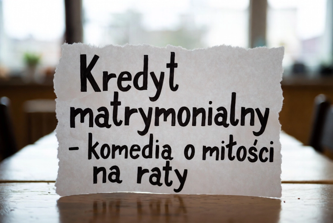 Kredyt matrymonialny to czarna komedia o miłości na sprzedaż: bank oferuje męża na raty, katalog żyrantów i legalne wielożeństwo - Julka wybiera przyszłość między sercem a hipoteką, a etyka i zysk mieszają się w przewrotnej satyrze Tomasza Parola.